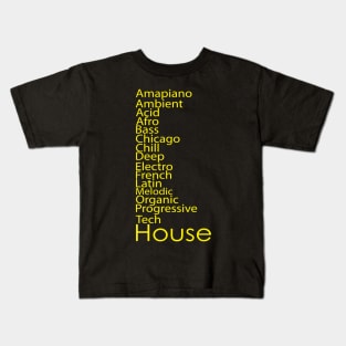 House Music (All Genres) Kids T-Shirt